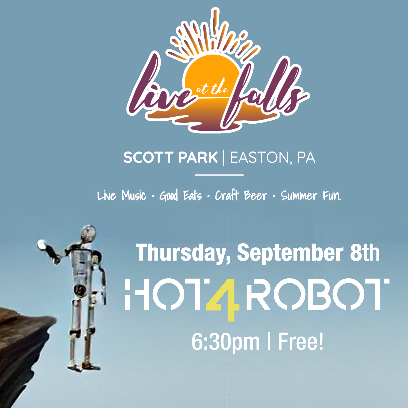 HOT4ROBOT Live at The Falls September 8th